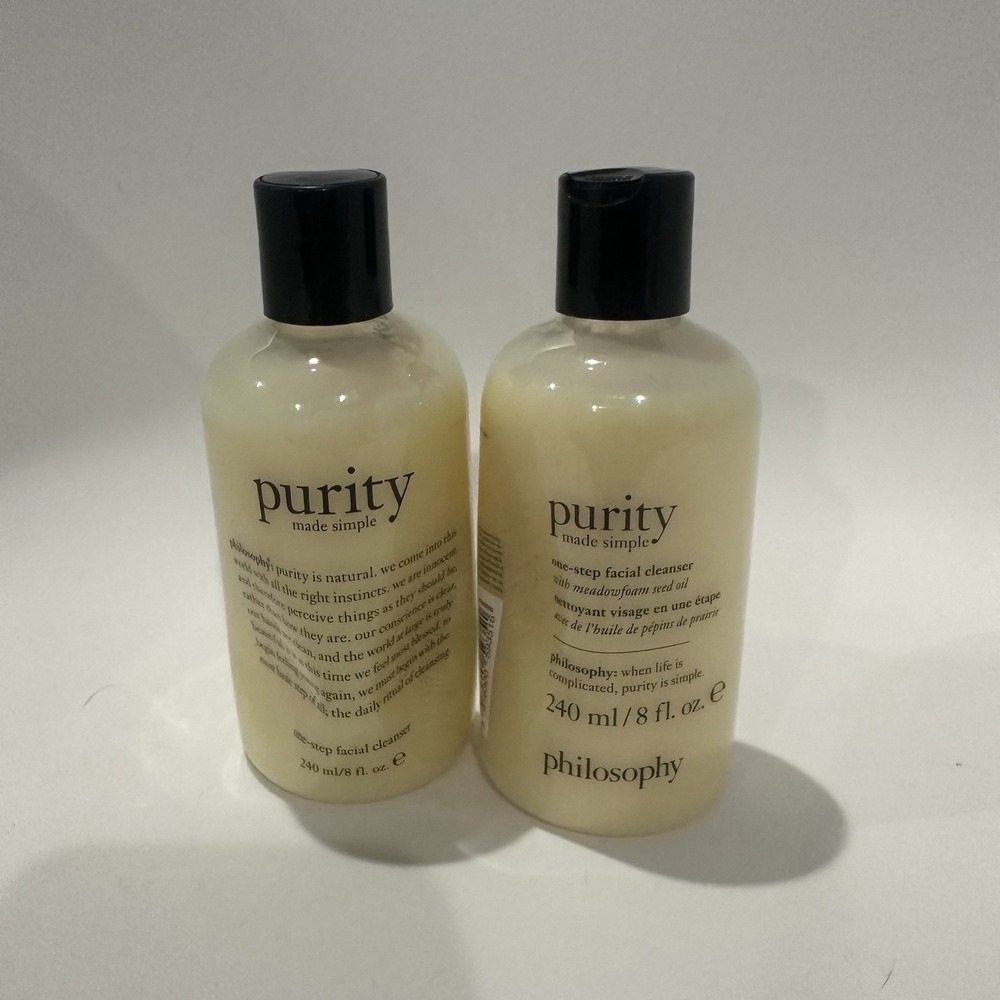 2 Philosophy Purity Made Simple One-Step Facial Cleanser 8 fl. oz. / 240mL   NEW